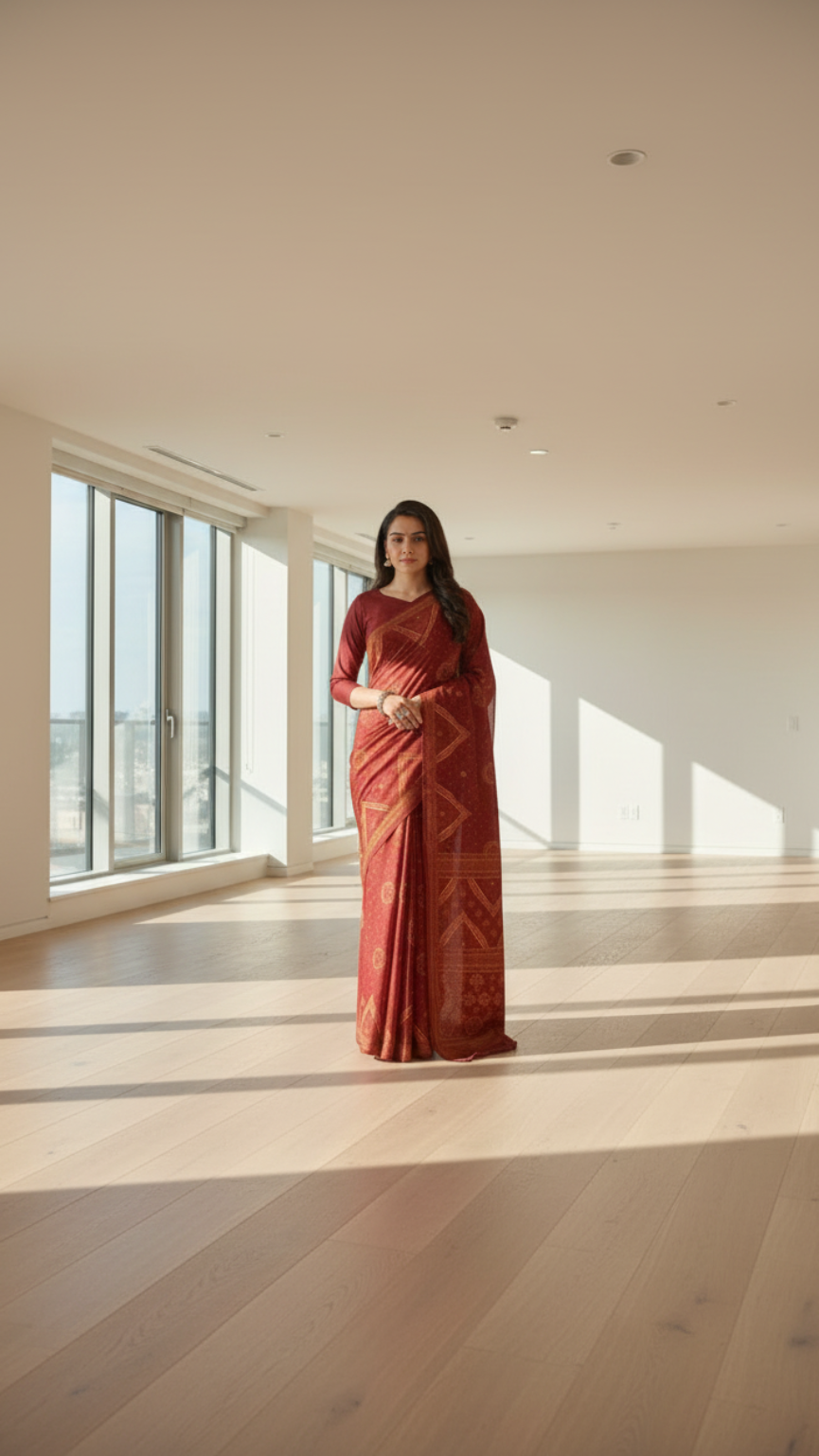 Mangal Bela Cotton Saree
