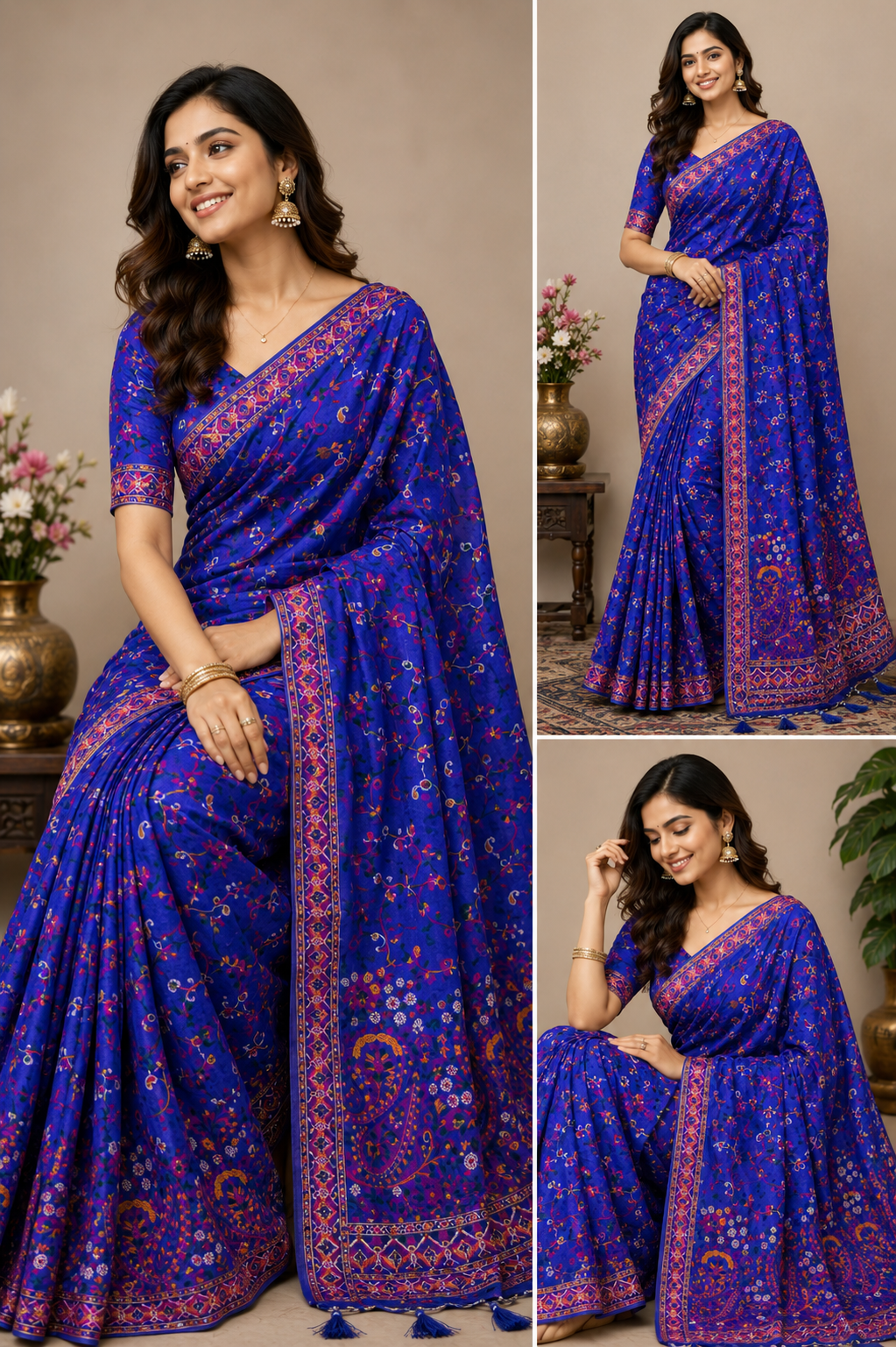 Pashmina Silk Saree