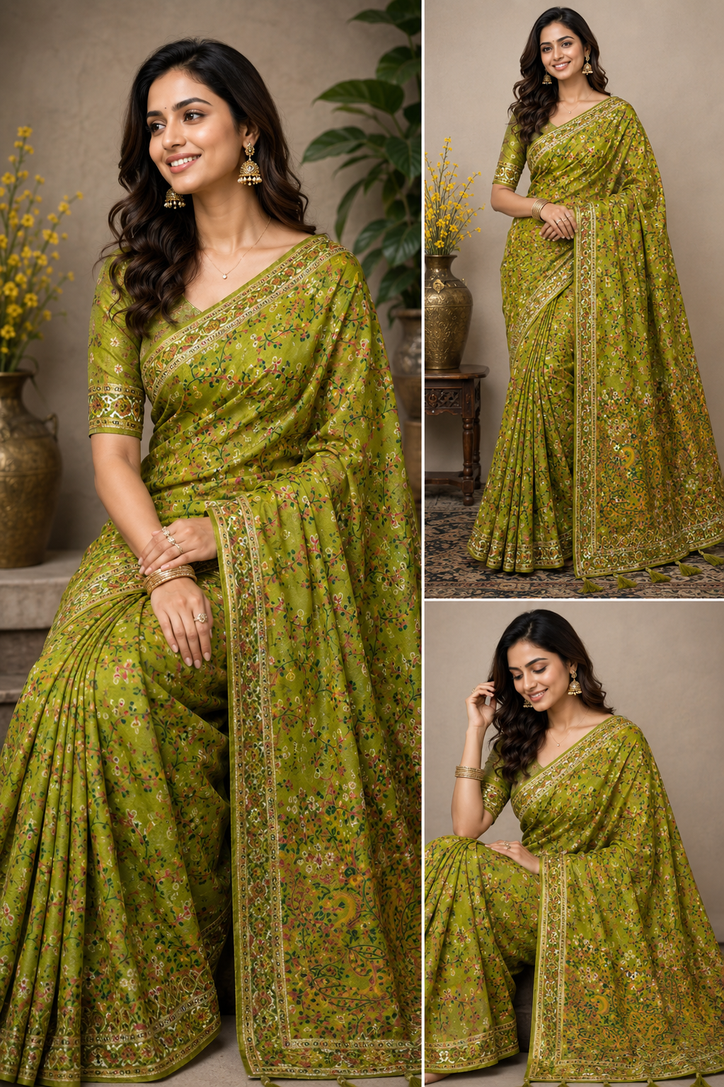 Pashmina Silk Saree