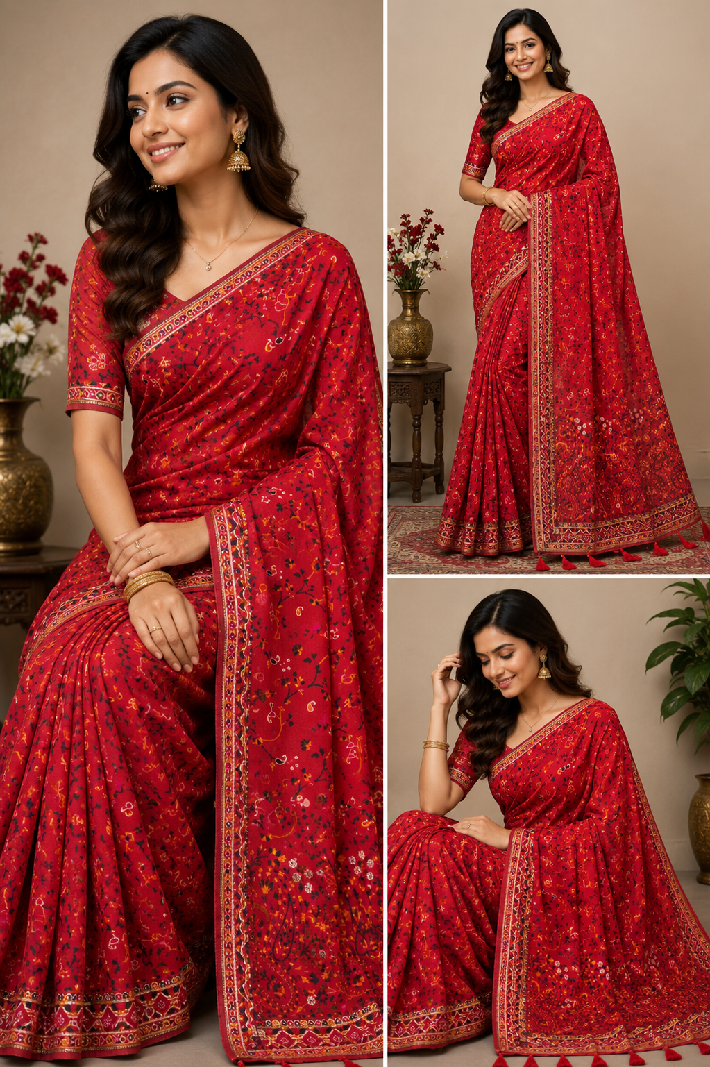 Pashmina Silk Saree