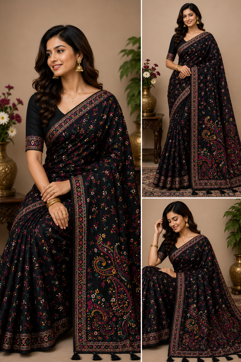 Pashmina Silk Saree