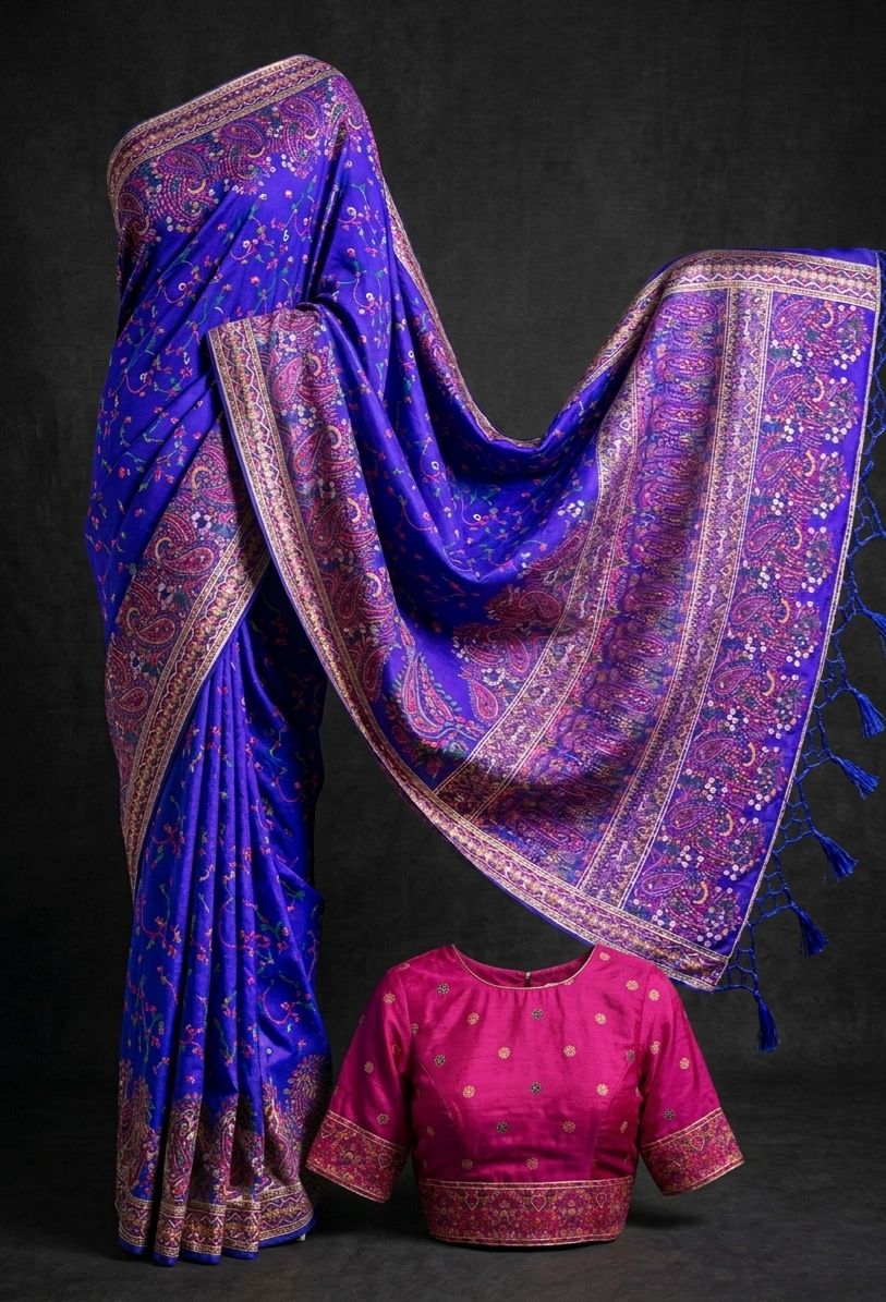 Exquisite Pashmina Silk Saree Collection