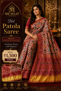 Mehaat Patola Bhagalpuri Silk Saree