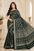 Royal Elephant Zari Weaving Banarasi Saree