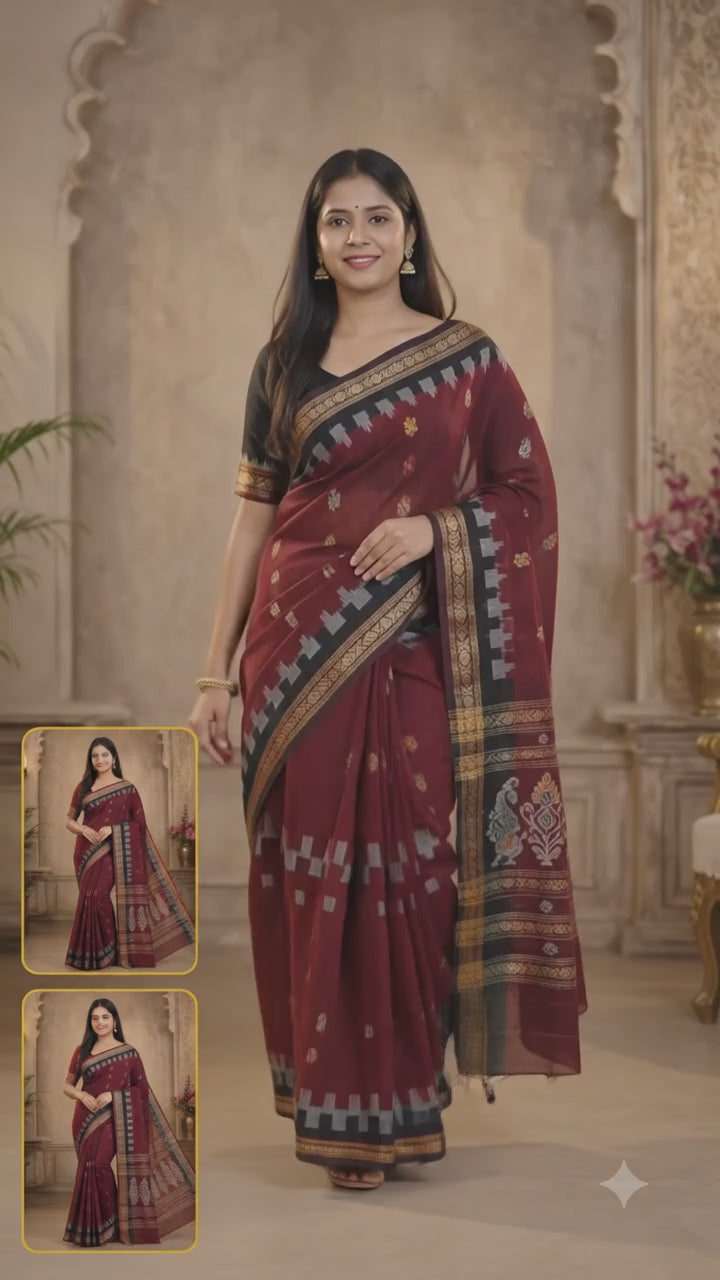 Tokree Cotton Saree